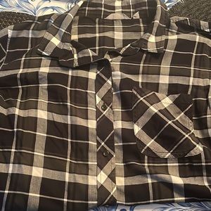 Athleta plaid shirt